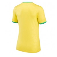 Dámy Fotbalový dres Brazílie MS 2022 Domácí Krátký Rukáv